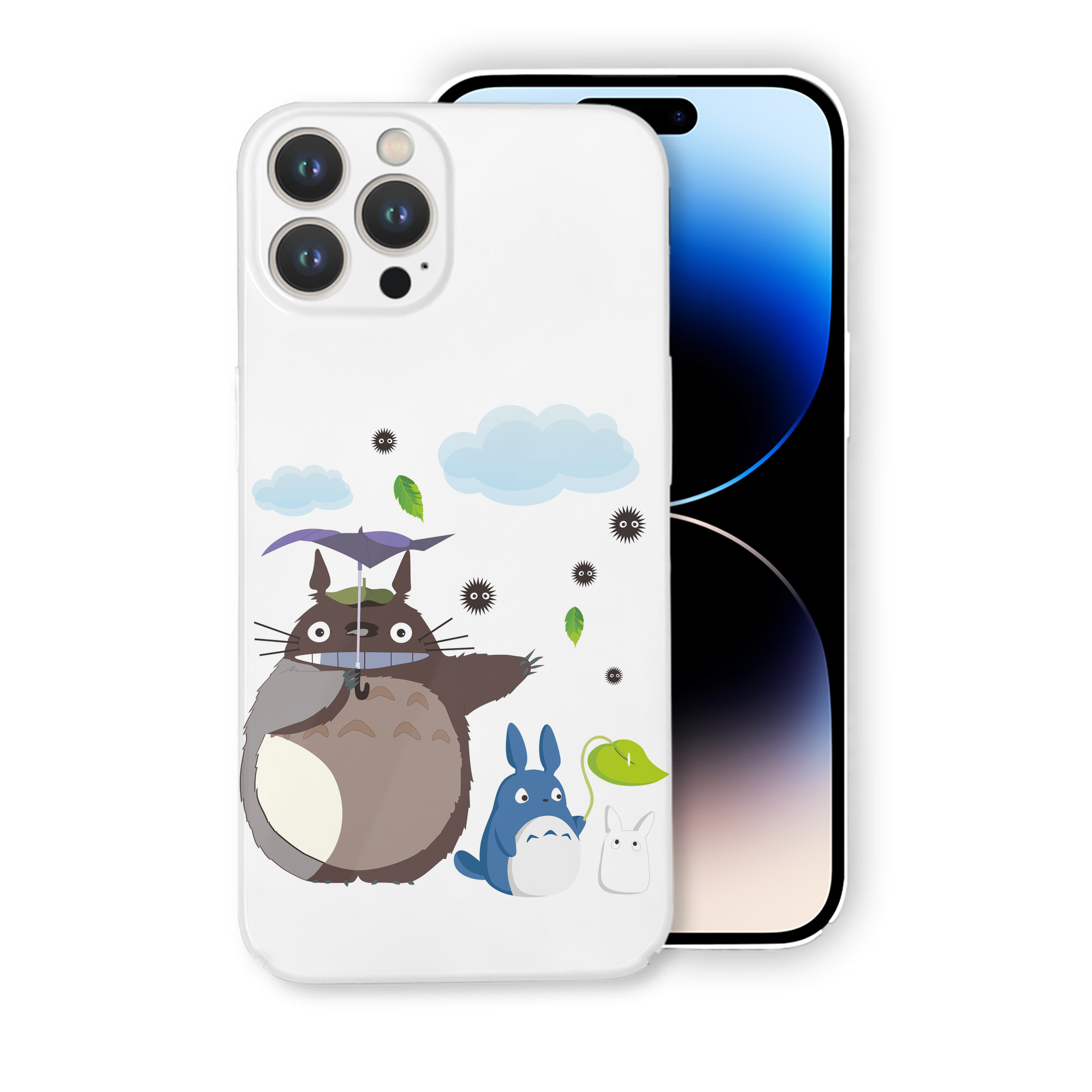 （画像用） となりのトトロ 草壁メイ 草壁サツキ My Neighbor Totoro Satsuki Kusakabe Mei Kusakabe 【iPhone 14シリーズ対応】ハードケース